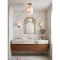 Load image into Gallery viewer, Full Circle Alabaster Flush Mount Ceiling Light
