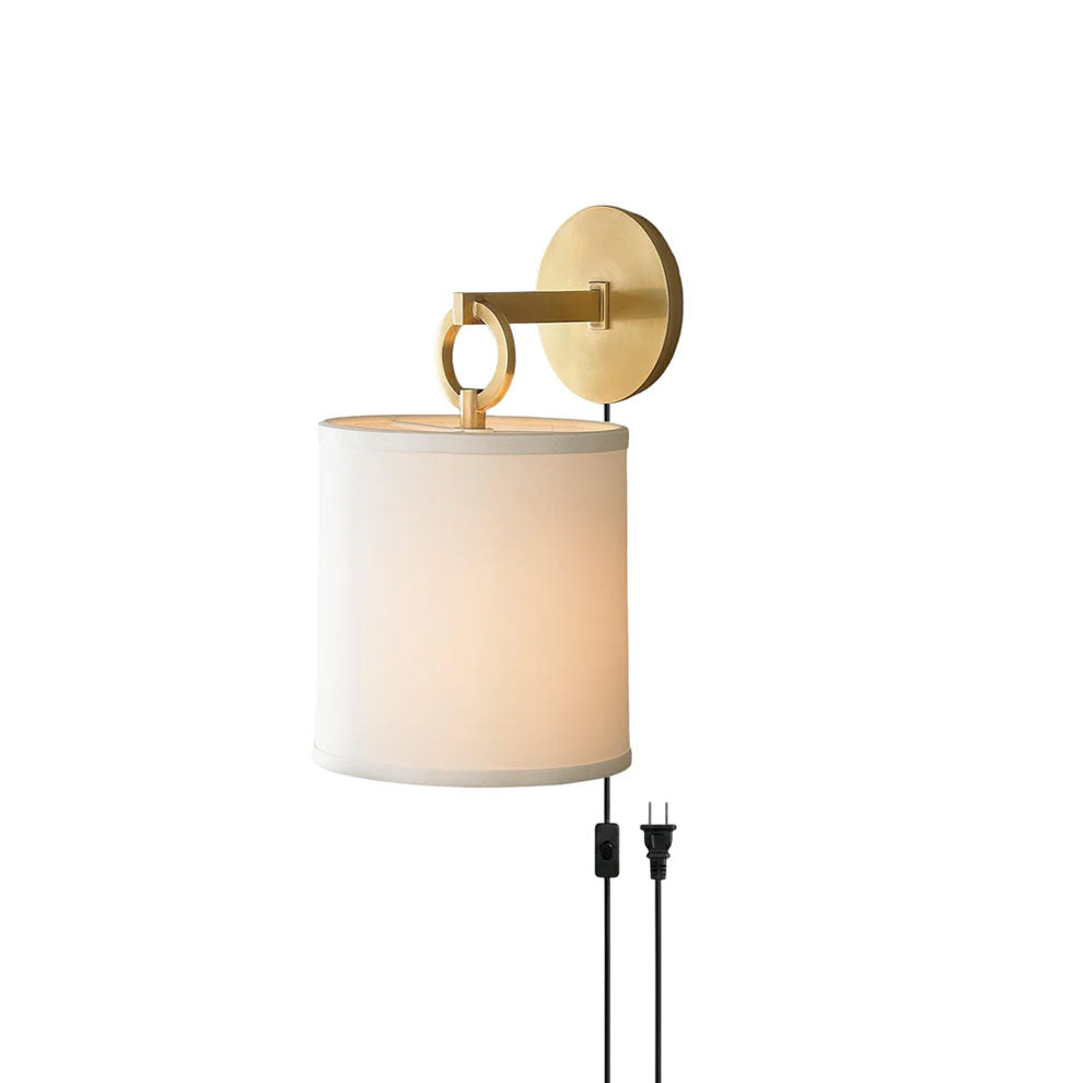 Full Circle Plug-in Wall Sconce