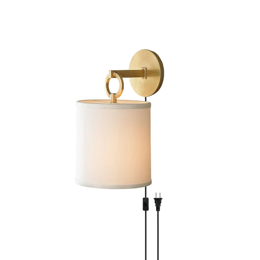 Full Circle Plug-in Wall Sconce