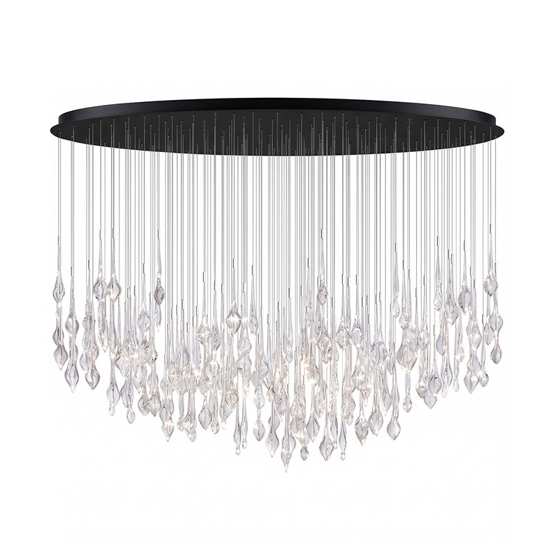 Gamalux Glass Chandelier