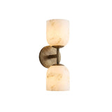 Garrison Alabaster Hammered-Wandleuchte
