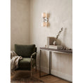 Load image into Gallery viewer, Garrison Alabaster Hammered Wall Sconce
