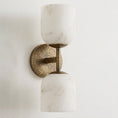 Load image into Gallery viewer, Garrison Alabaster Hammered Wall Sconce
