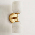 Load image into Gallery viewer, Garrison Alabaster Hammered Wall Sconce
