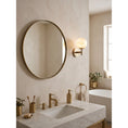 Load image into Gallery viewer, Garrison Alabaster Wall Sconce
