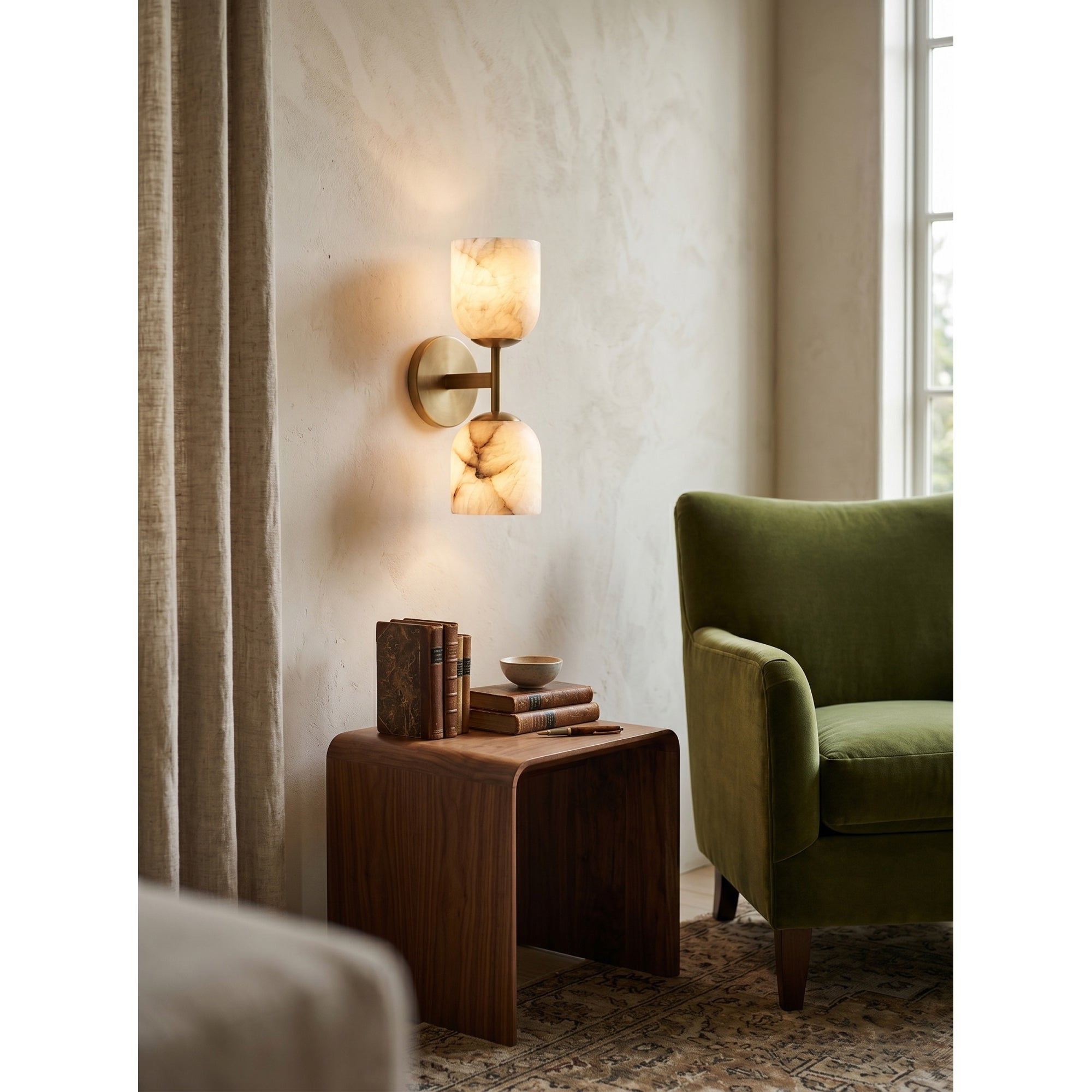 Garrison Alabaster Wall Sconce
