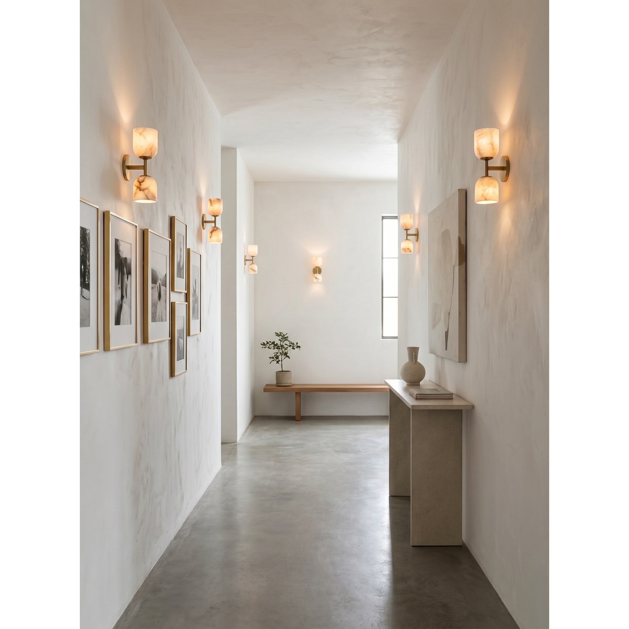 Garrison Alabaster Wall Sconce