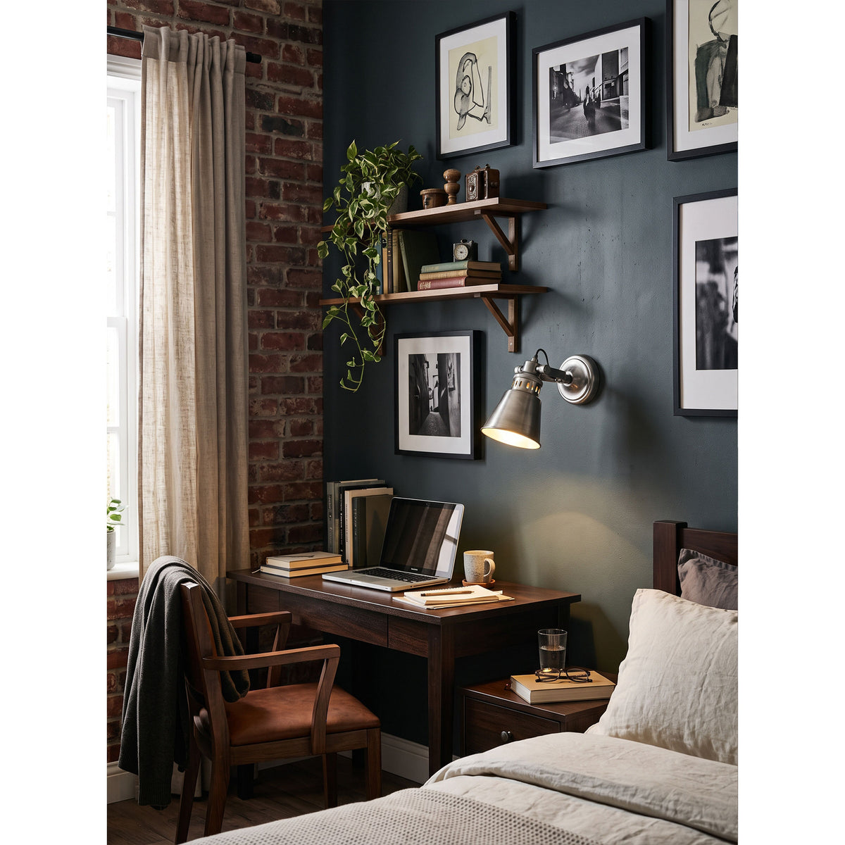 Geary draai-wandlamp