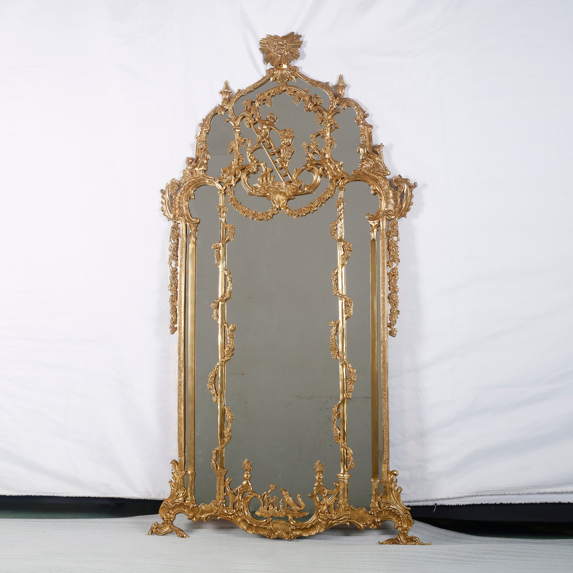 Genevieve Baroque Floor Mirror