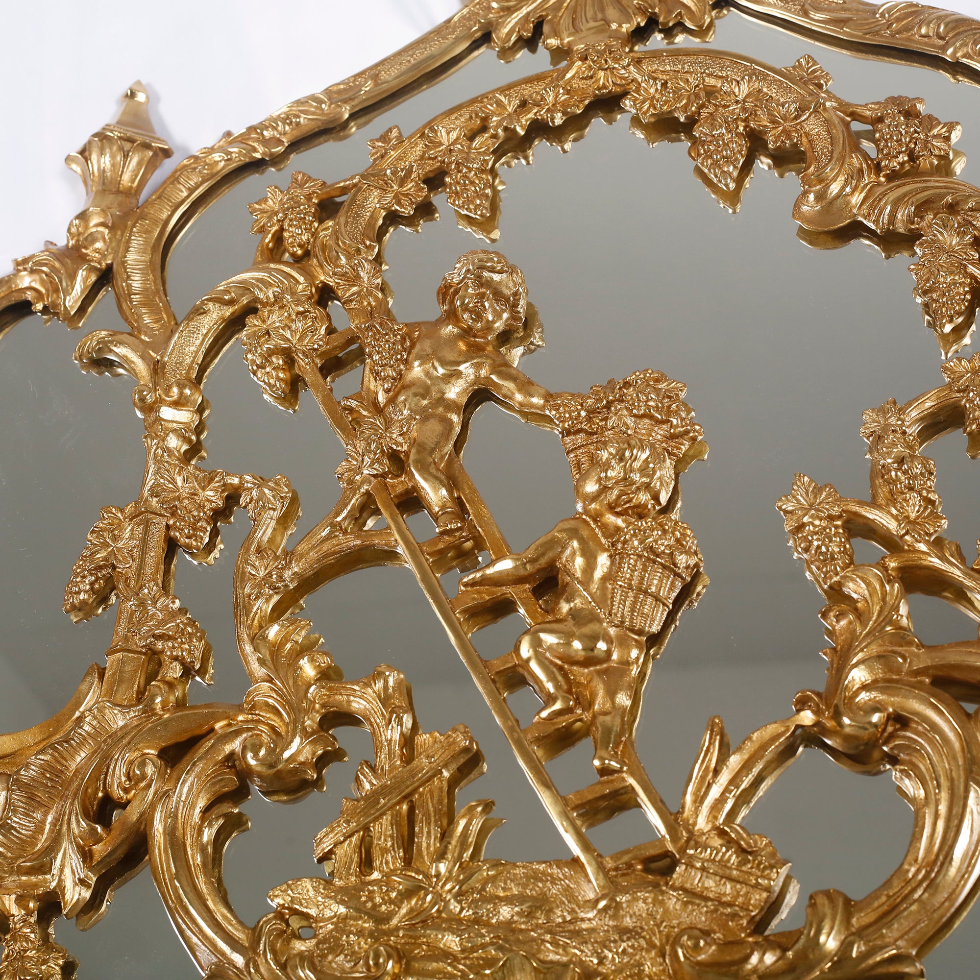 Genevieve Baroque Floor Mirror