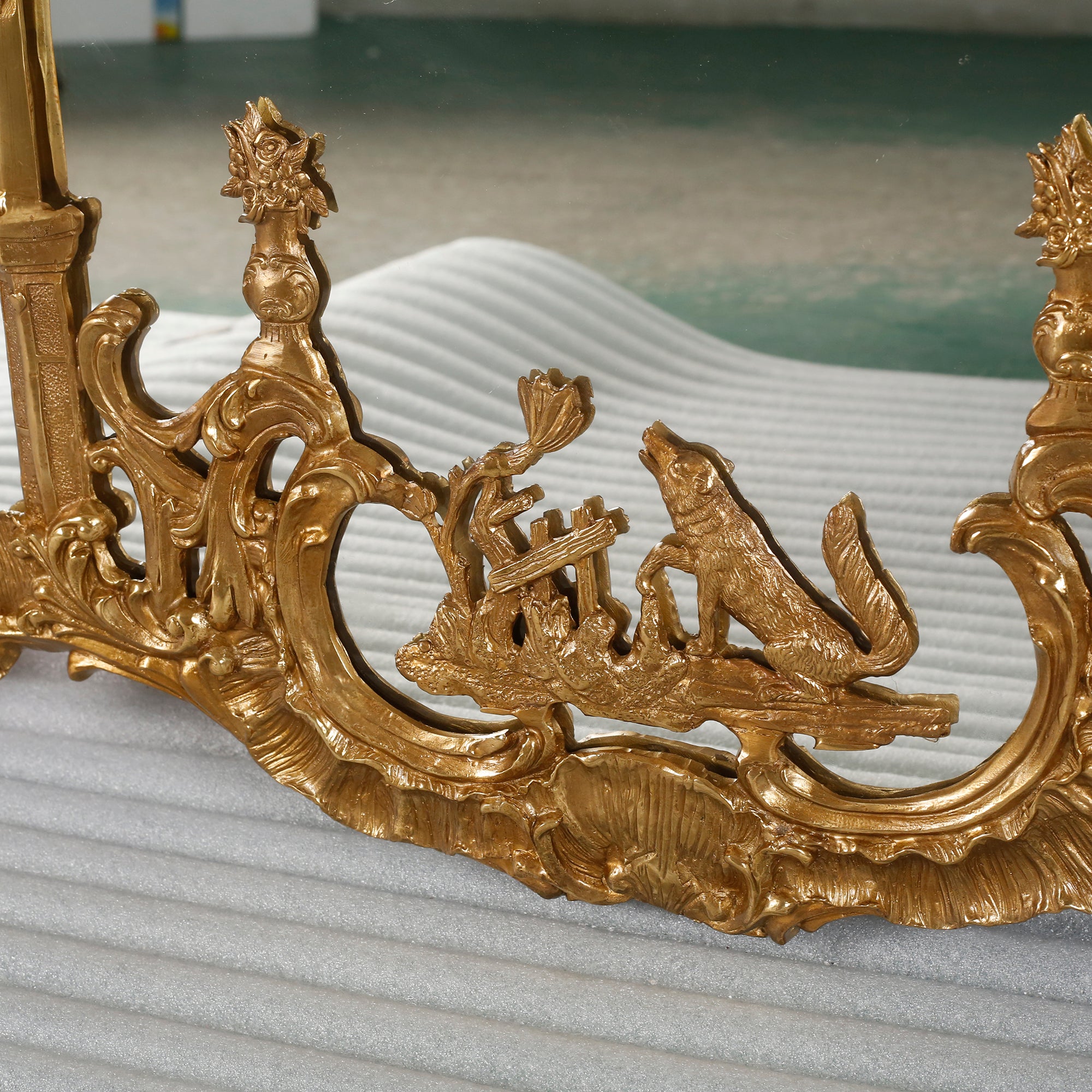 Genevieve Baroque Floor Mirror