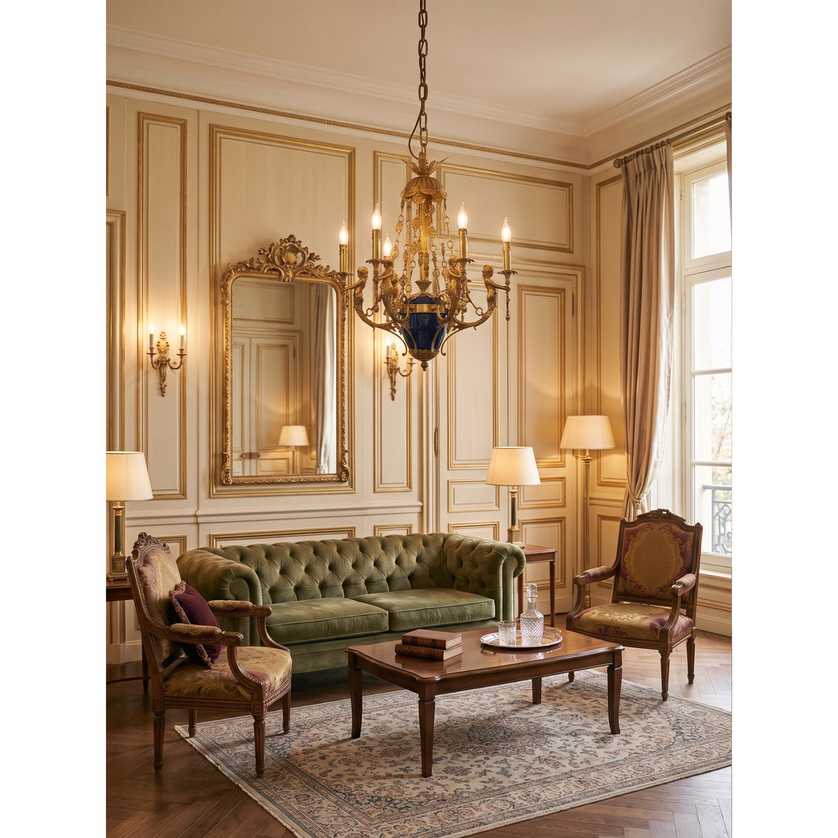 Lustre Giacomo em Latão