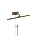 Load image into Gallery viewer, Goya Brass Plug-in Wall Sconce
