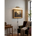 Load image into Gallery viewer, Goya Brass Plug-in Wall Sconce
