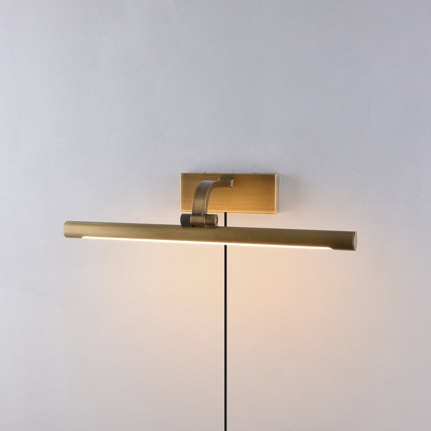 Goya Brass Plug-in Wall Sconce