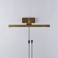Load image into Gallery viewer, Goya Brass Plug-in Wall Sconce
