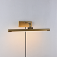 Load image into Gallery viewer, Goya Brass Plug-in Wall Sconce
