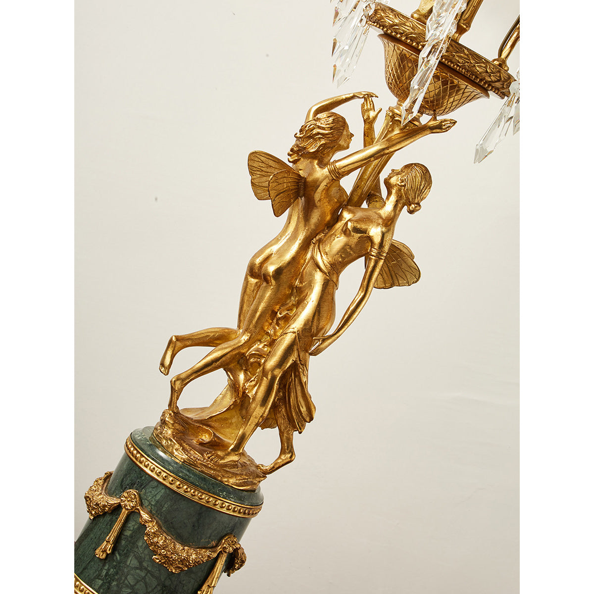 Gratia Crystal Palm Table Lamp