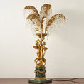 Load image into Gallery viewer, Gratia Crystal Palm Table Lamp
