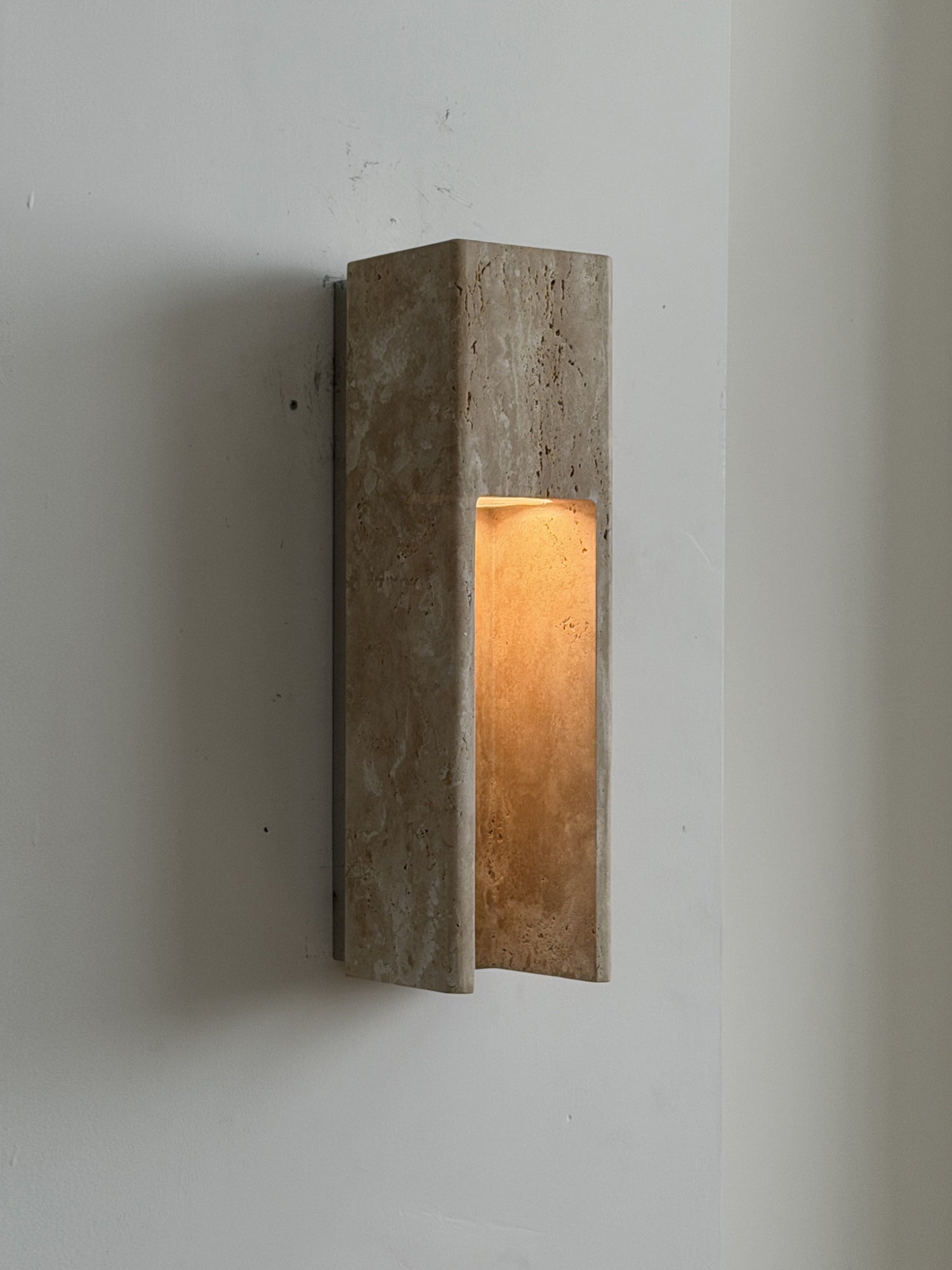 Graziano Travertine Wall Sconce