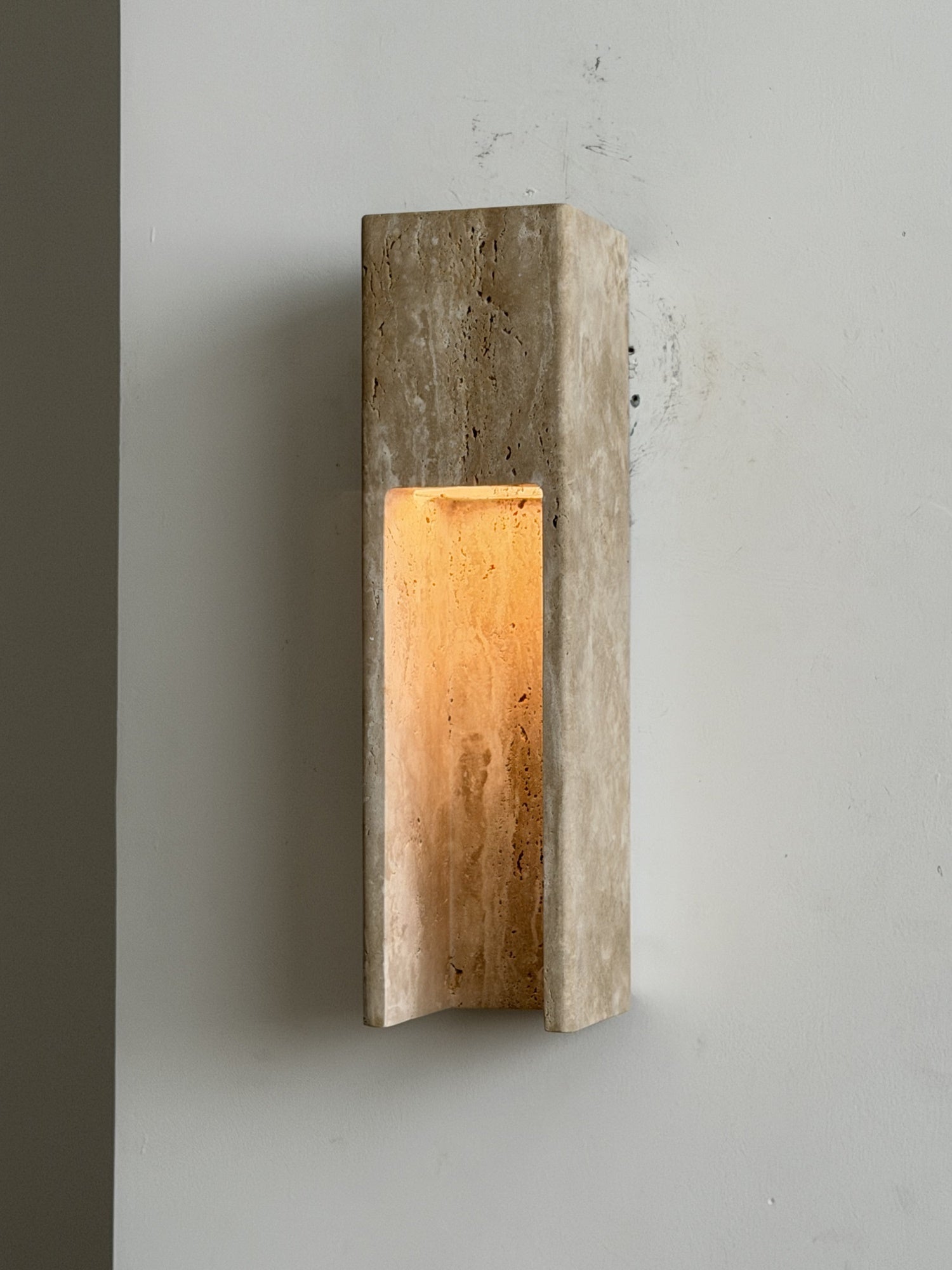 Graziano Travertine Wall Sconce
