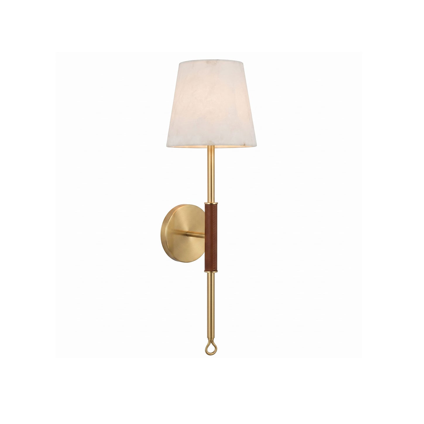 Griffin Tail Alabaster Wall Sconce