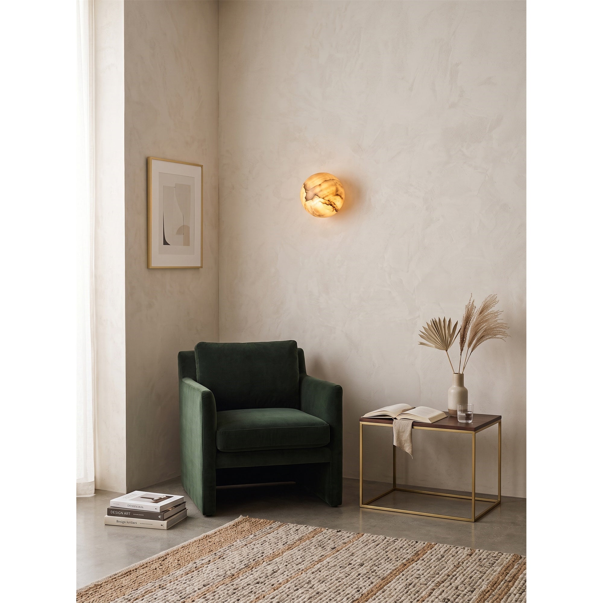 Hadley Alabaster Wall Sconce