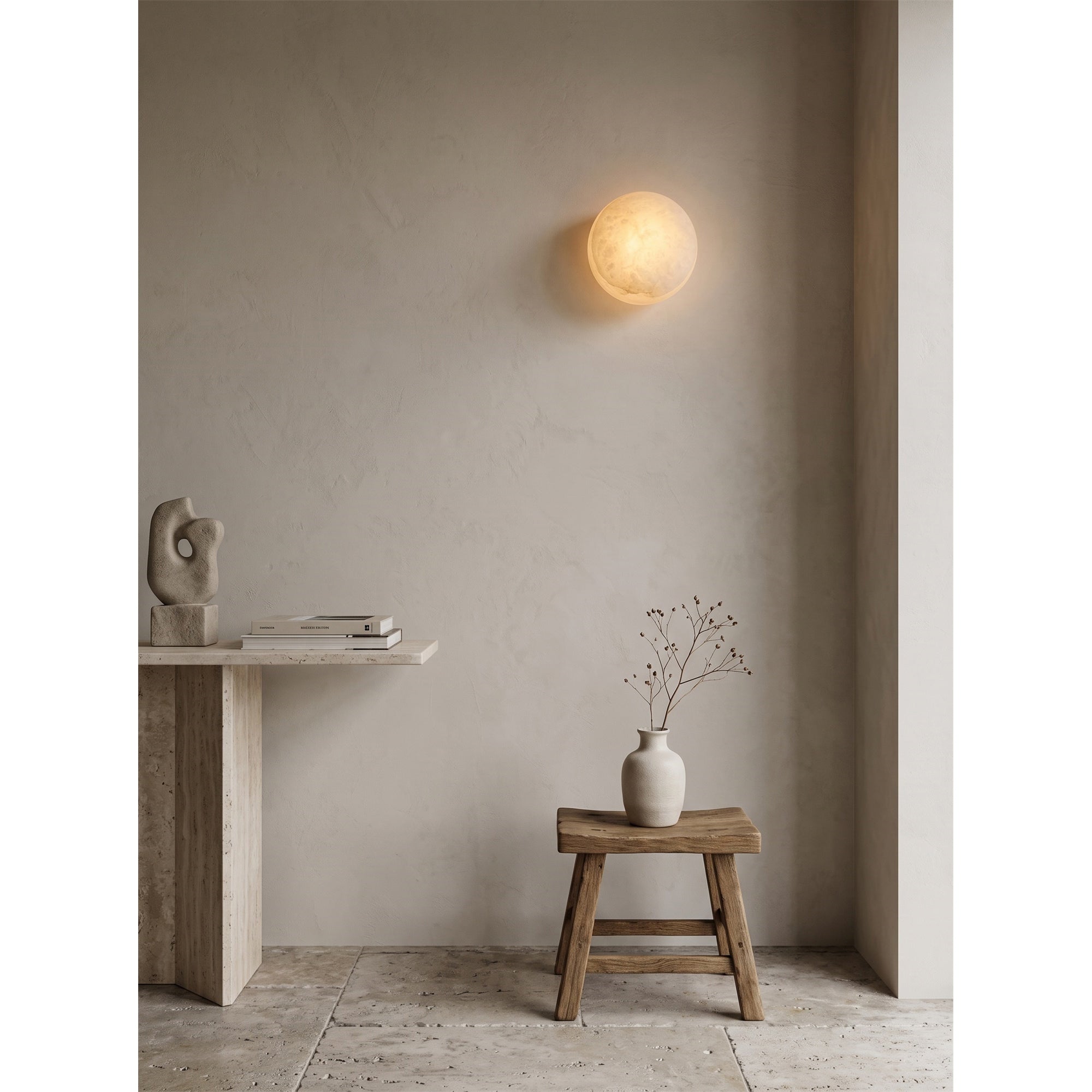 Hadley Alabaster Wall Sconce