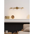 Load image into Gallery viewer, Halophane Brass Wall Lamp
