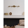 Load image into Gallery viewer, Halophane Brass Wall Lamp
