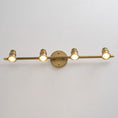 Load image into Gallery viewer, Halophane Brass Wall Lamp
