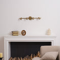 Load image into Gallery viewer, Halophane Brass Wall Lamp
