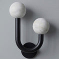 Load image into Gallery viewer, Happy Alabaster Wall Sconce
