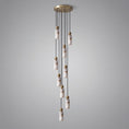 Cargar la imagen en la vista de la galería, Harlin Alabaster Cluster Chandelier
