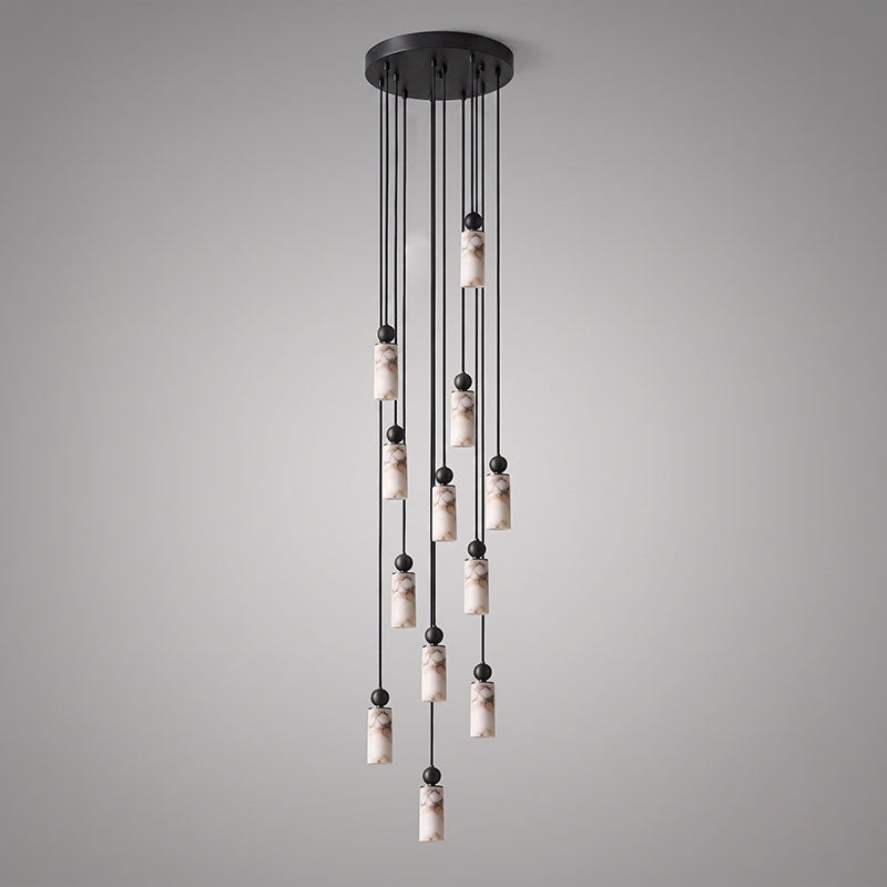 Harlin Alabaster Cluster Chandelier