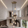 Cargar la imagen en la vista de la galería, Harlin Alabaster Cluster Chandelier
