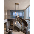 Cargar la imagen en la vista de la galería, Harlin Alabaster Cluster Chandelier
