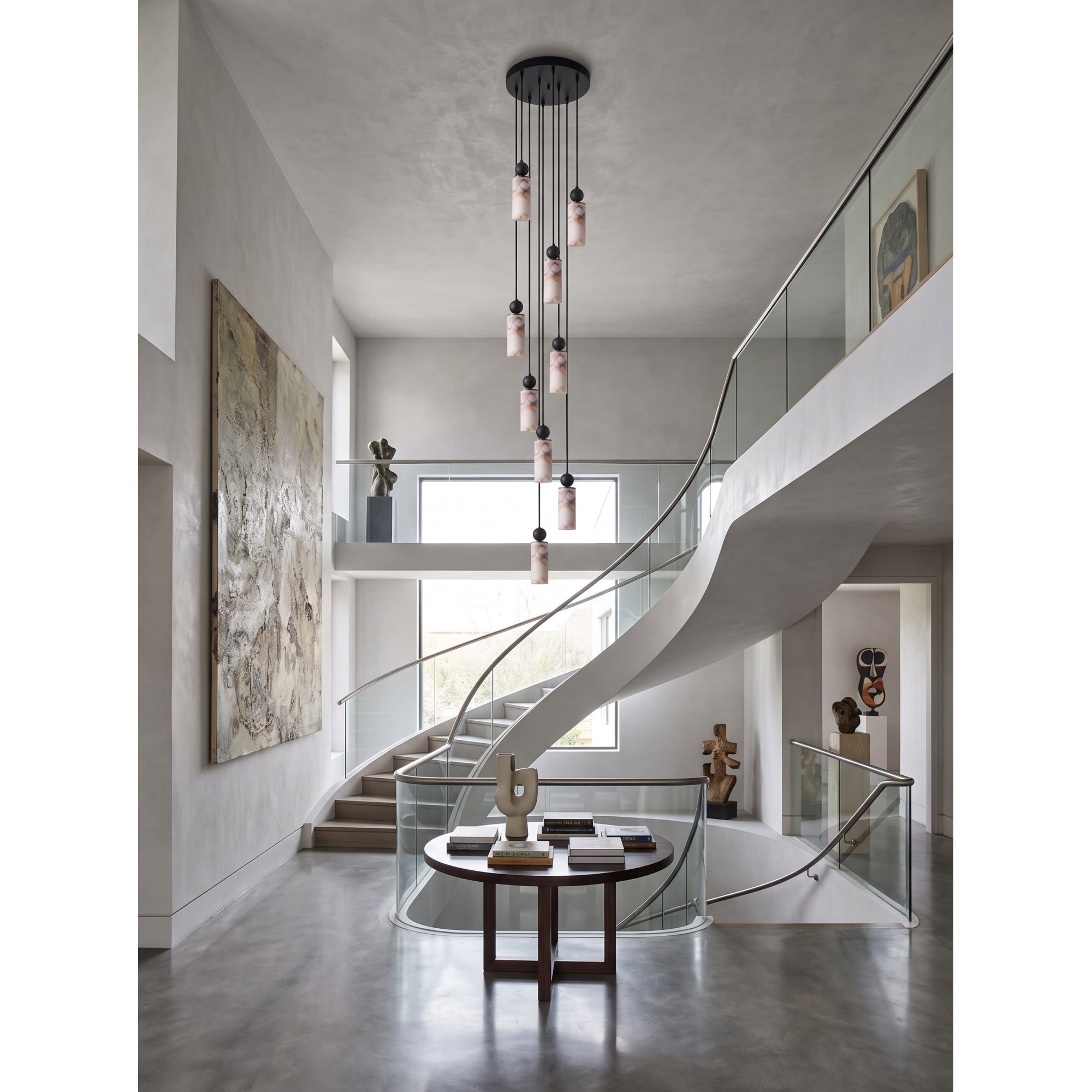 Harlin Alabaster Cluster Chandelier