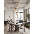 Cargar la imagen en la vista de la galería, Harlin Alabaster Cluster Chandelier
