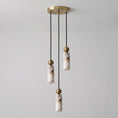 Cargar la imagen en la vista de la galería, Harlin Alabaster Cluster Chandelier
