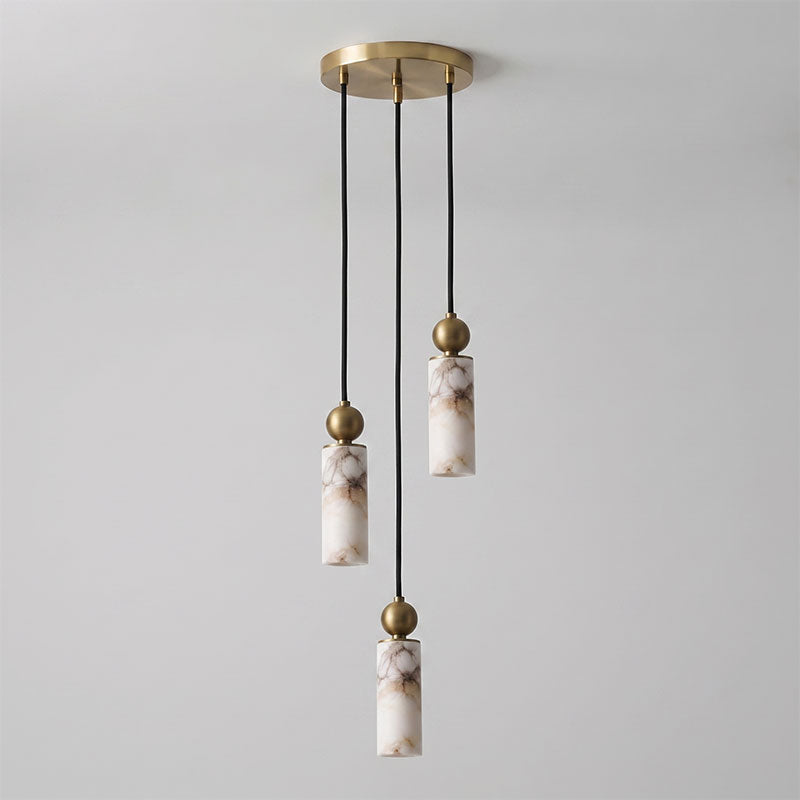 Harlin Alabaster Cluster Chandelier