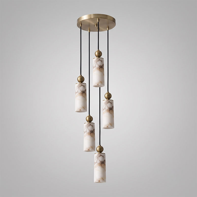 Harlin Alabaster Cluster Chandelier
