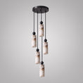 Cargar la imagen en la vista de la galería, Harlin Alabaster Cluster Chandelier
