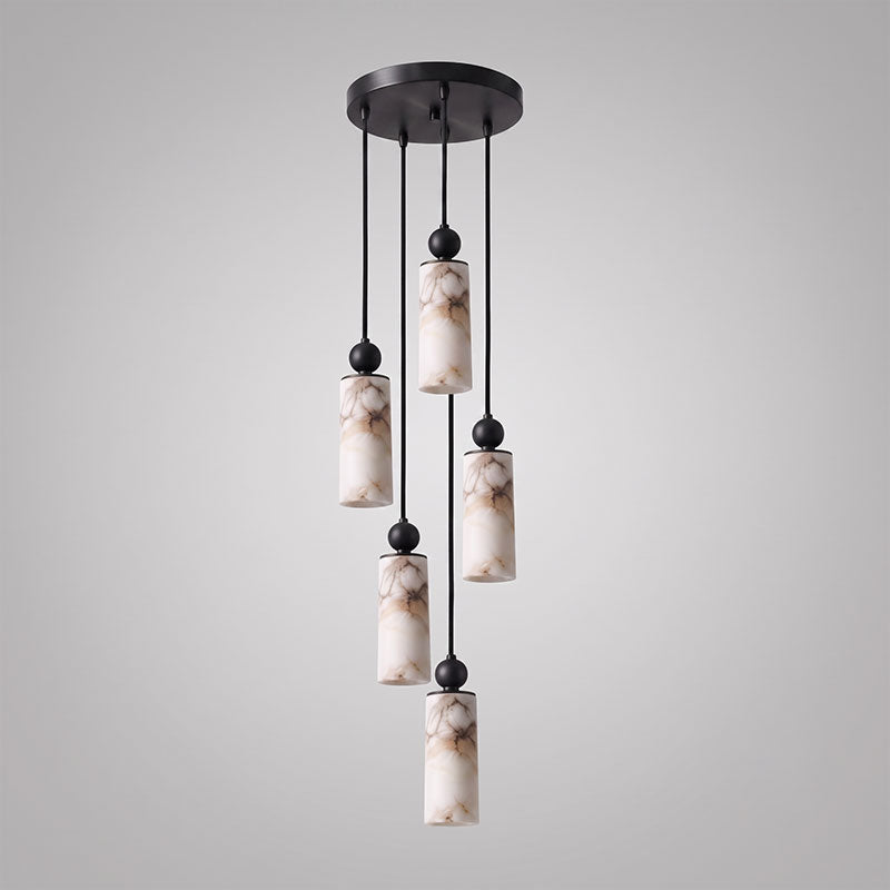 Harlin Alabaster Cluster Chandelier