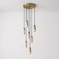 Cargar la imagen en la vista de la galería, Harlin Alabaster Cluster Chandelier
