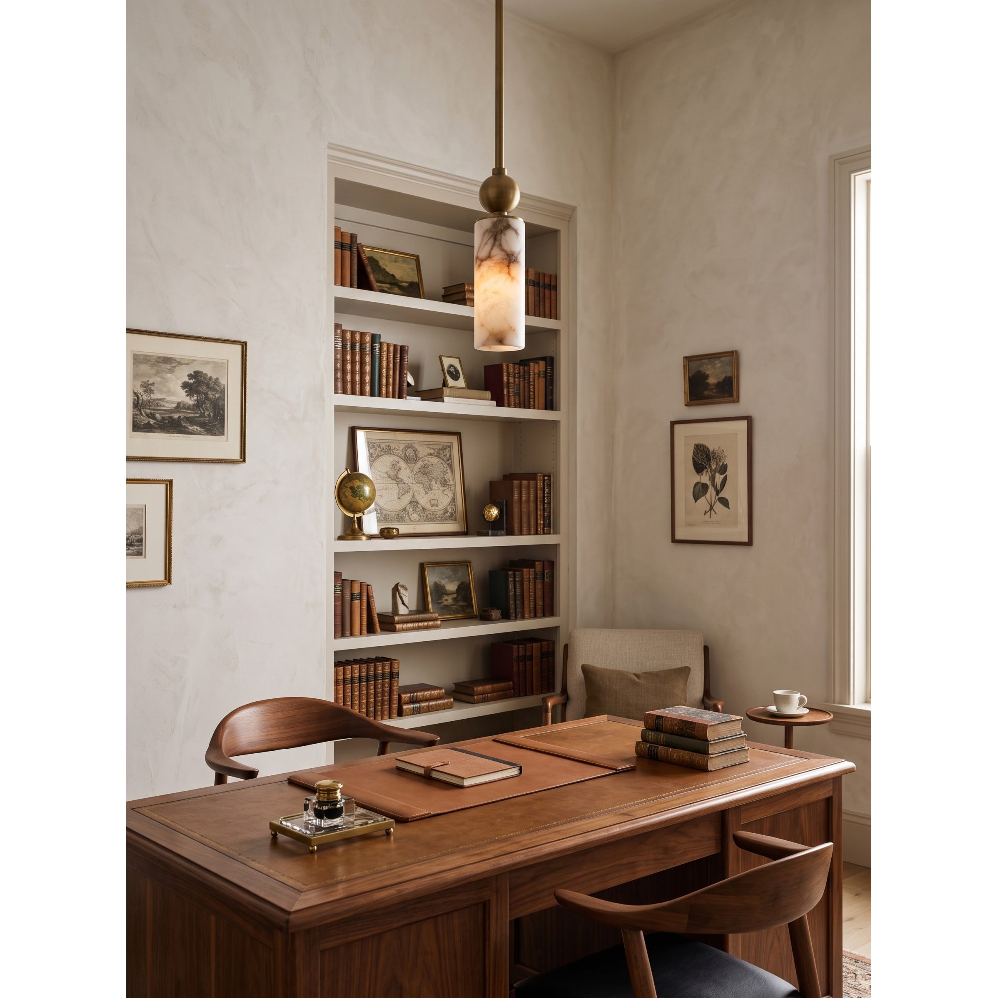 Harlin Alabaster Pendant Lamp