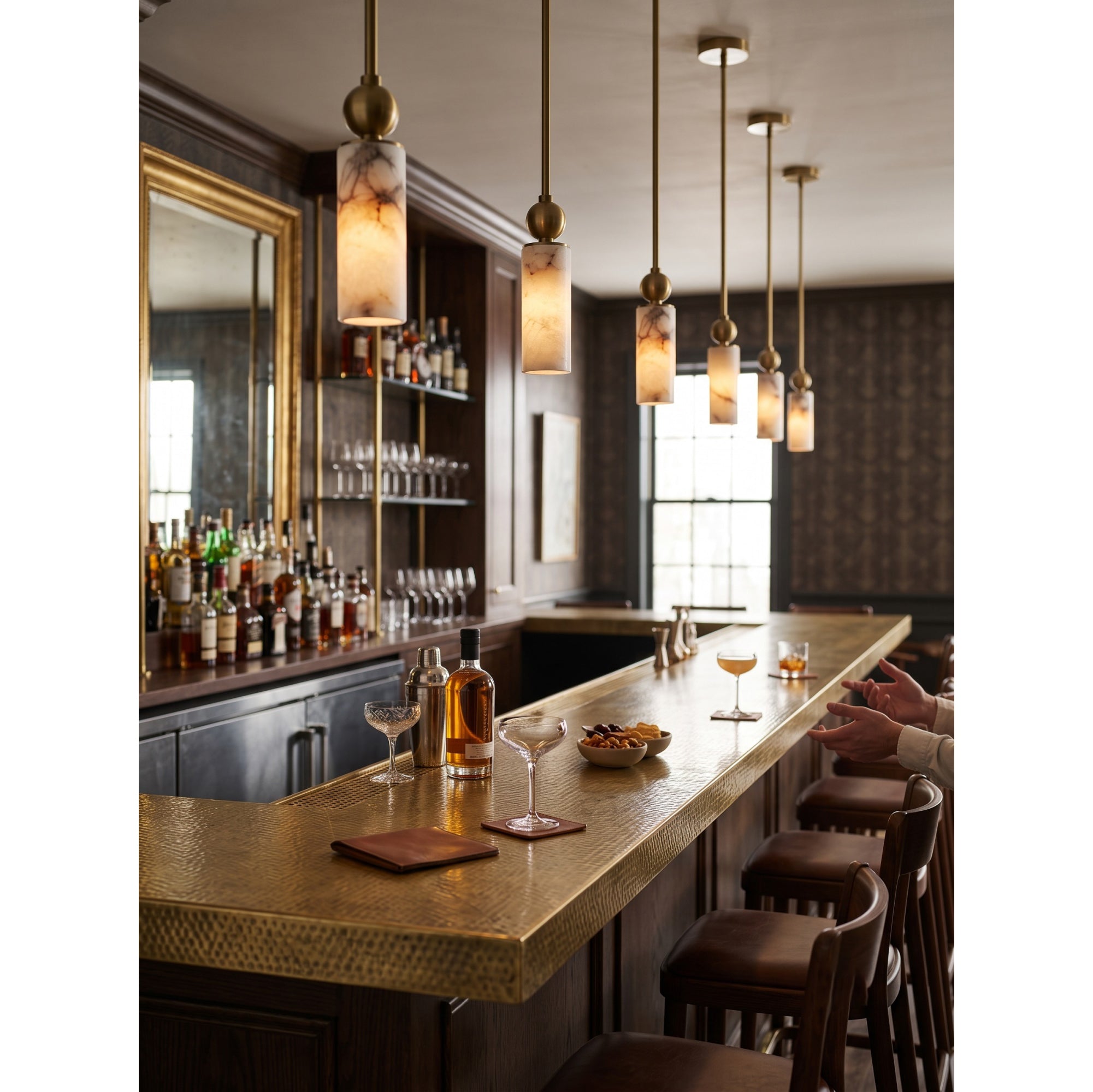 Harlin Alabaster Pendant Lamp