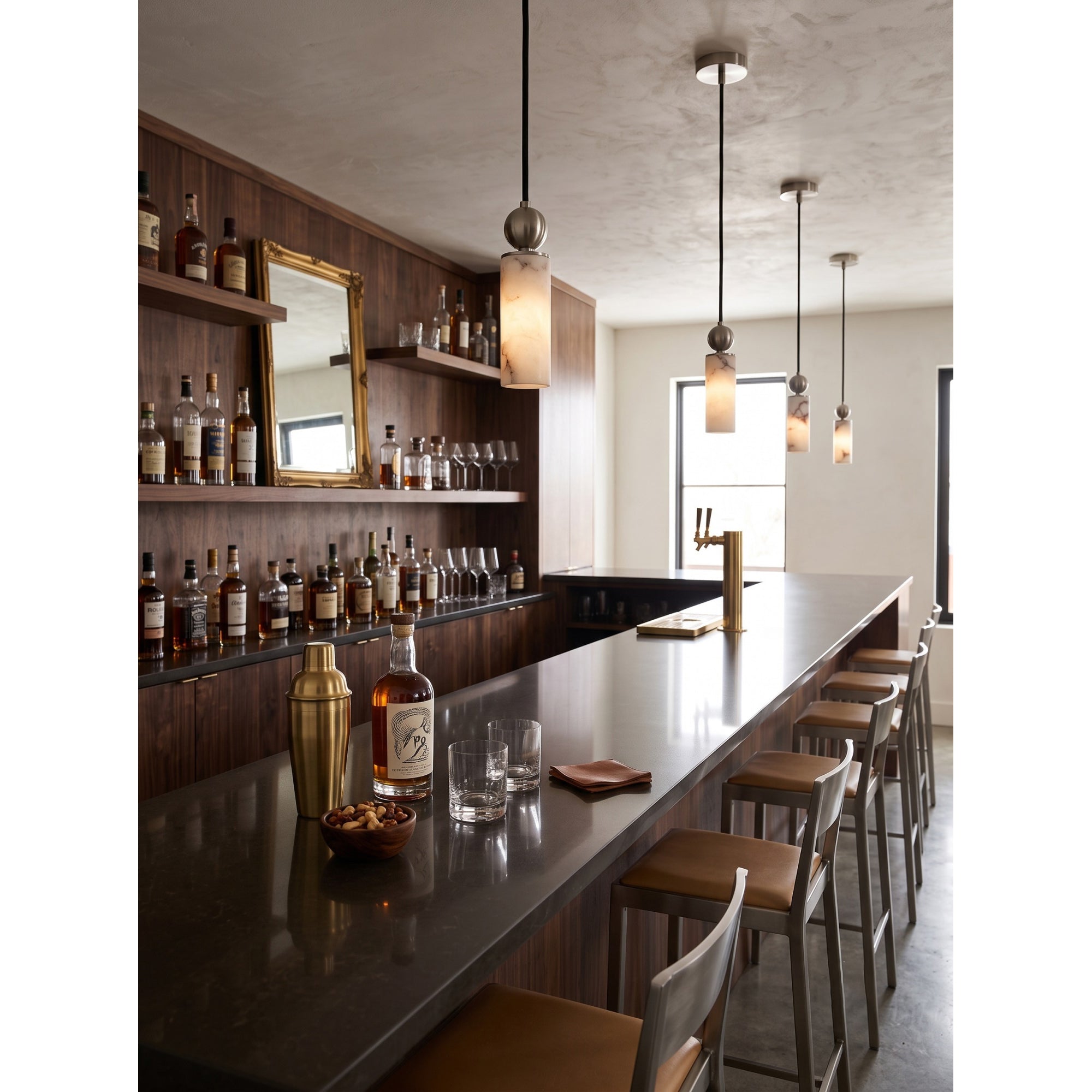 Harlin Alabaster Pendant Lamp