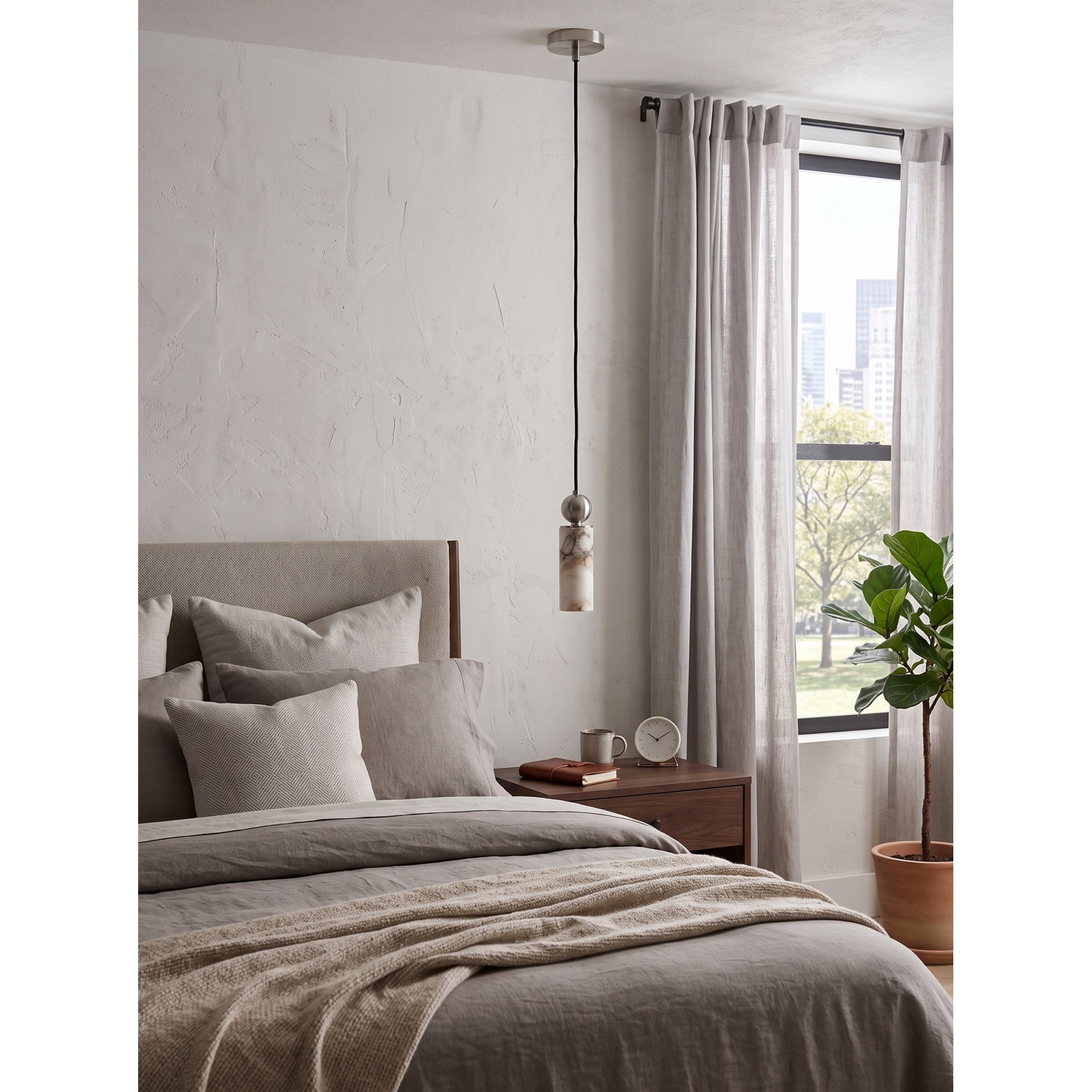 Harlin Alabaster Pendant Lamp