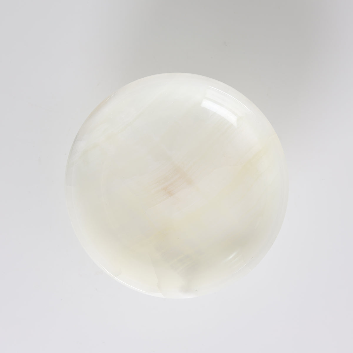 Harlow White Onyx Pedestal Bowl
